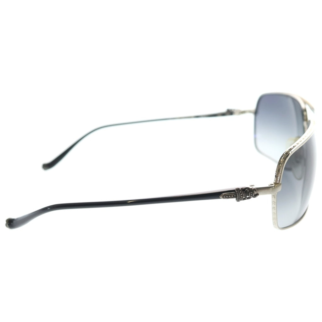 CHROME HEARTS(クロムハーツ) BAIT ダガーテンプル ティアドロップ ツーブリッジ カラーレンズ サングラス アイウェア メガネ シルバー/ブラック