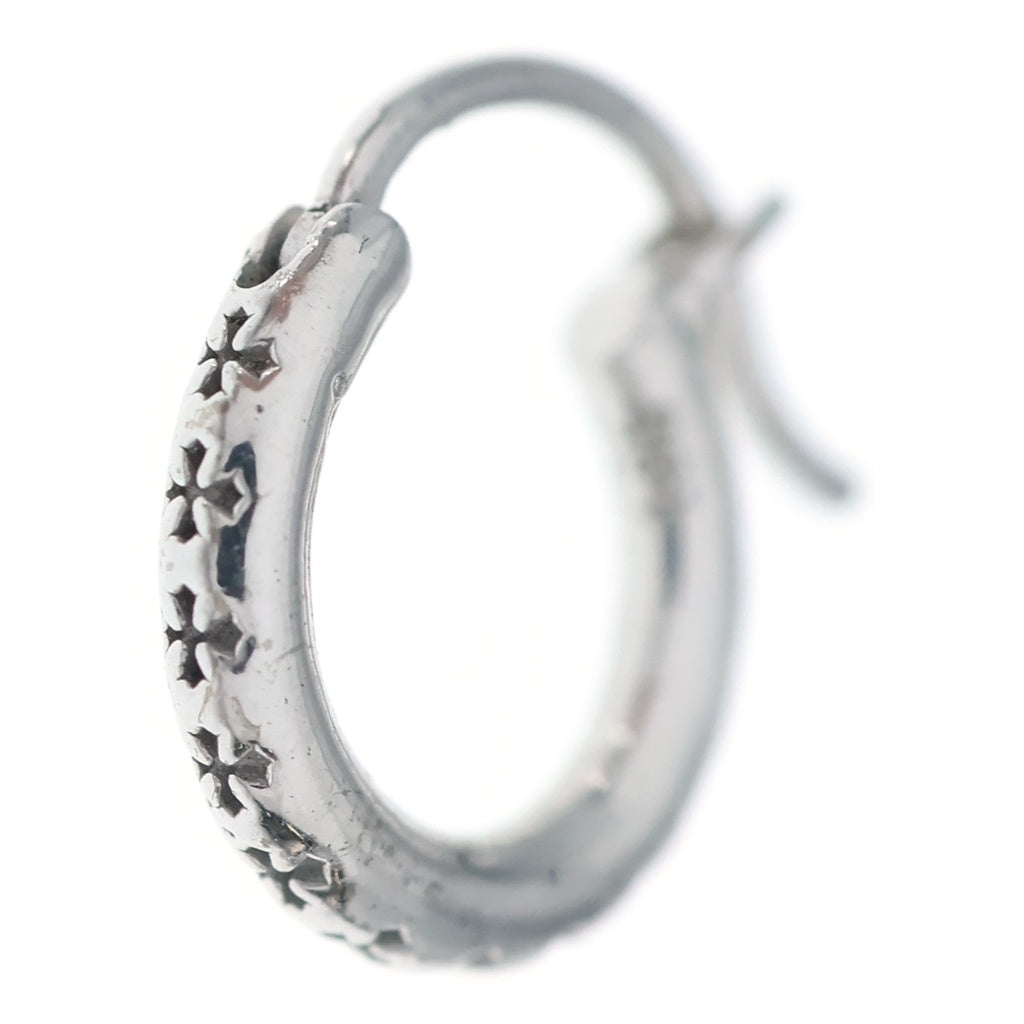 CHROME HEARTS(クロムハーツ) 18K HOOP TFL SML フープピアス WG ホワイトゴールド