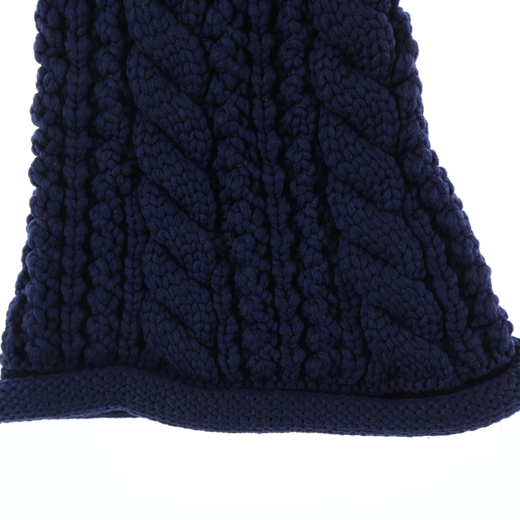 LOUIS VUITTON(ルイヴィトン) 22SS ロゴボタン ケーブルニットカーディガン ネイビー RW221A LJ6 FMKC88 レディース