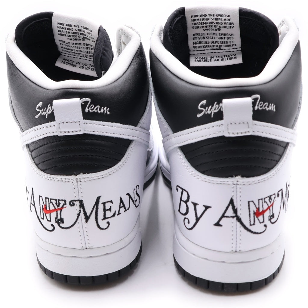 NIKE SB(ナイキエスビー) ×SUPREME DUNK HIGH BY ANY MEANS シュプリーム ダンク バイ エニー ミーンズ ハイカットスニーカー ホワイト/ブラック US8.5/26.5cm DN3741-002