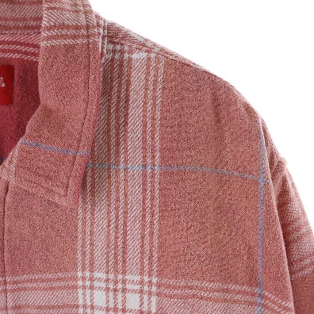 SUPREME(シュプリーム) 17SS Faded Plaid Flannel Zip Up Shirt フェーデッド プレイド ジップアップ フランネル 長袖シャツ レッド