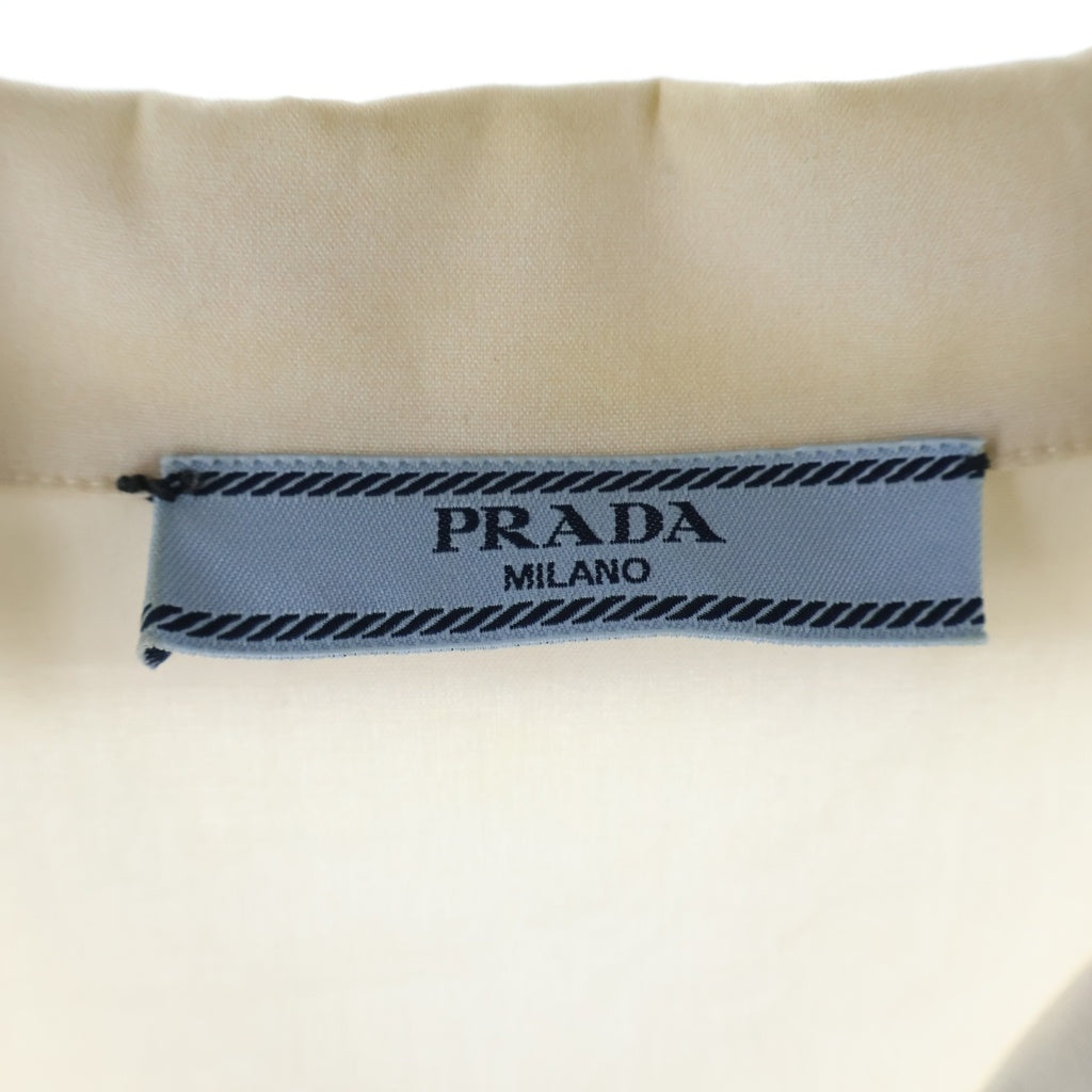 PRADA(プラダ) トライアングル ロゴ タイダイ 半袖 オープンカラーシャツ マルチカラー P433BY S182 1XLI