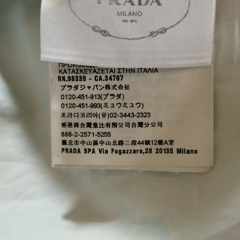 PRADA(プラダ) トライアングル ロゴ タイダイ 半袖 オープンカラーシャツ マルチカラー P433BY S182 1XLI