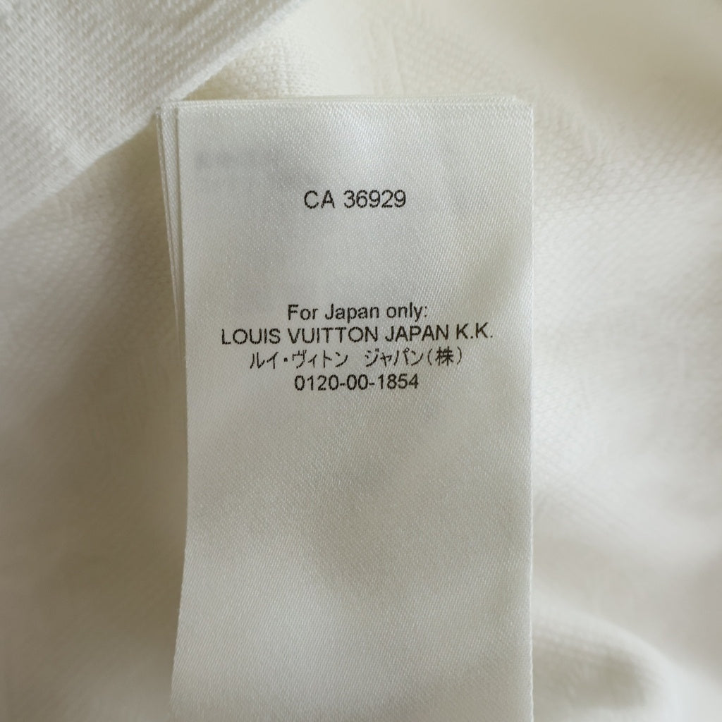 LOUIS VUITTON(ルイヴィトン) 22AW シグネチャー3Dポケット モノグラム クルーネック半袖Tシャツ カットソー ホワイト RM222Q TCL HIY49W