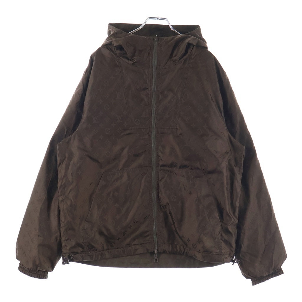 LOUIS VUITTON(ルイヴィトン) 22SS Monogram Reversible Jacket モノグラム総柄 リバーシブル フーデッドナイロンジャケット ブラウン RM221Q DD4 HLB46W