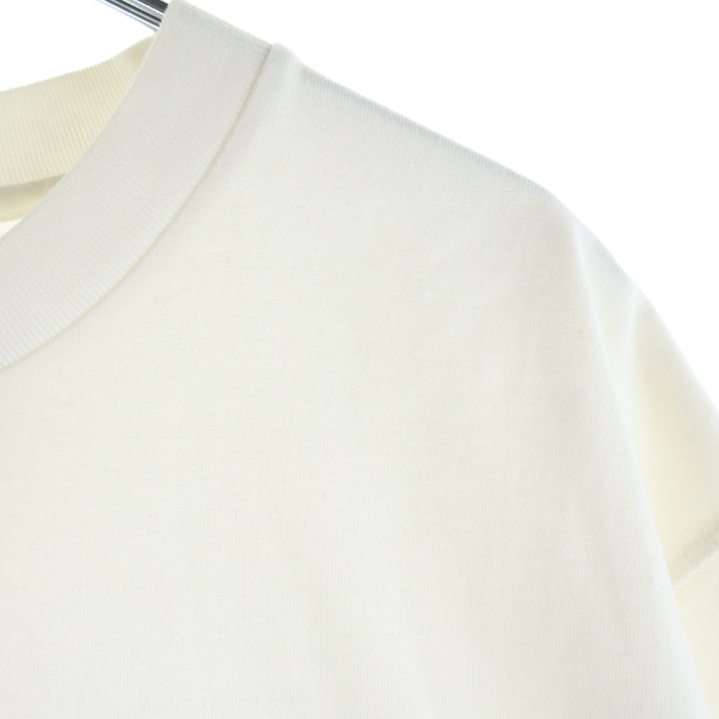 LOUIS VUITTON(ルイヴィトン) 22AW エンボスLVフロントロゴ クルーネック半袖Tシャツ カットソー ホワイト RM222Q DT3 HNY55W