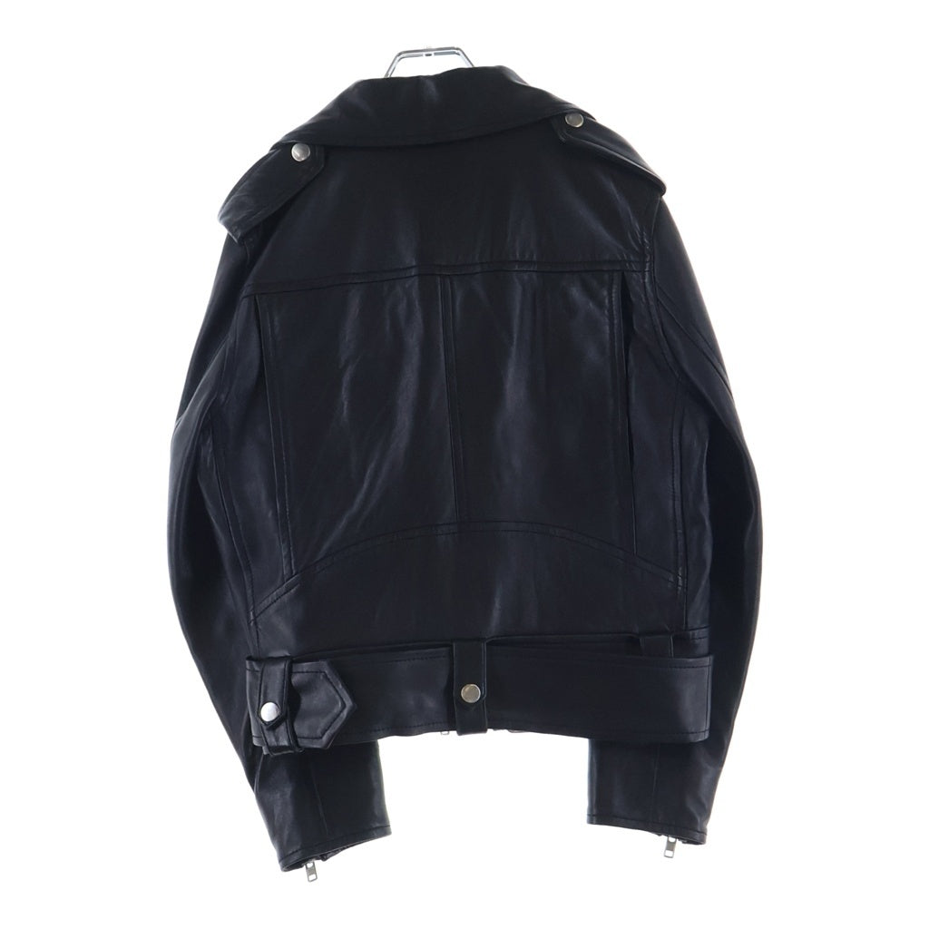 STAND STUDIO(スタンド スタジオ) ICON BIKER JACKET アイコン バイカー ラムレザー ダブルライダースジャケット ブラック 61792-7030