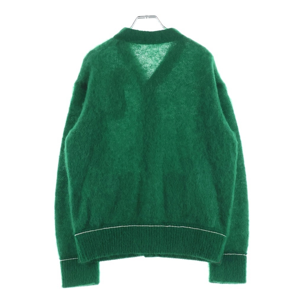 Sacai(サカイ) MOHAIR KNIT CARDIGAN ウール混 モヘア ニットカーディガン グリーン SCM-066