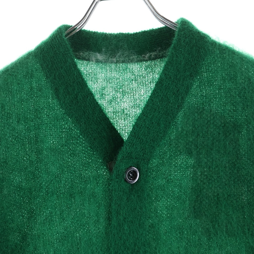Sacai(サカイ) MOHAIR KNIT CARDIGAN ウール混 モヘア ニットカーディガン グリーン SCM-066