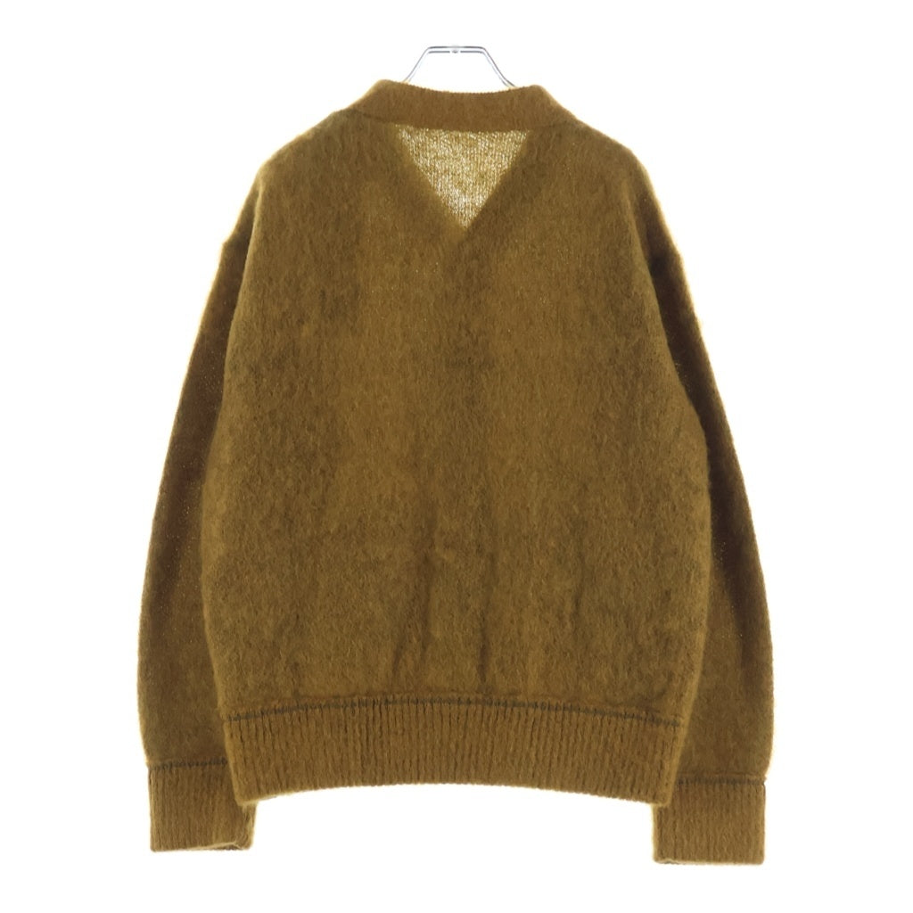 Sacai(サカイ) MOHAIR KNIT CARDIGAN ウール混 モヘア ニットカーディガン ブラウン SCM-066