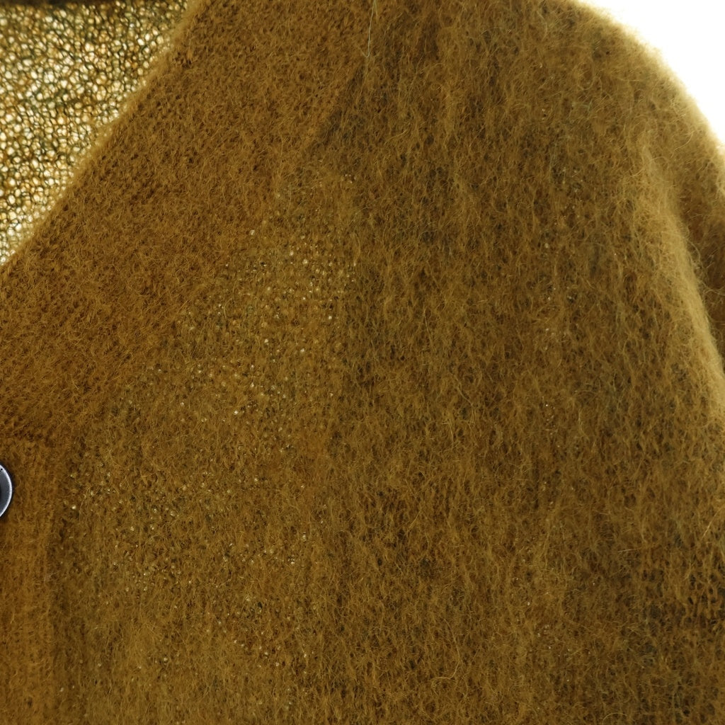 Sacai(サカイ) MOHAIR KNIT CARDIGAN ウール混 モヘア ニットカーディガン ブラウン SCM-066