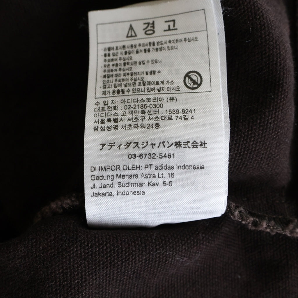 adidas(アディダス) メタルロゴプレート キャンバス トラックトップ ジャケット ブラウン KC8889