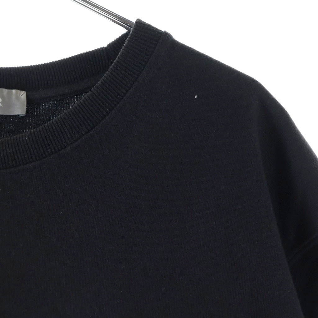 DIOR(ディオール) CD ICON アイコン ロゴエンブロイダリー クルーネック半袖Tシャツ カットソー ブラック 943J605A0554