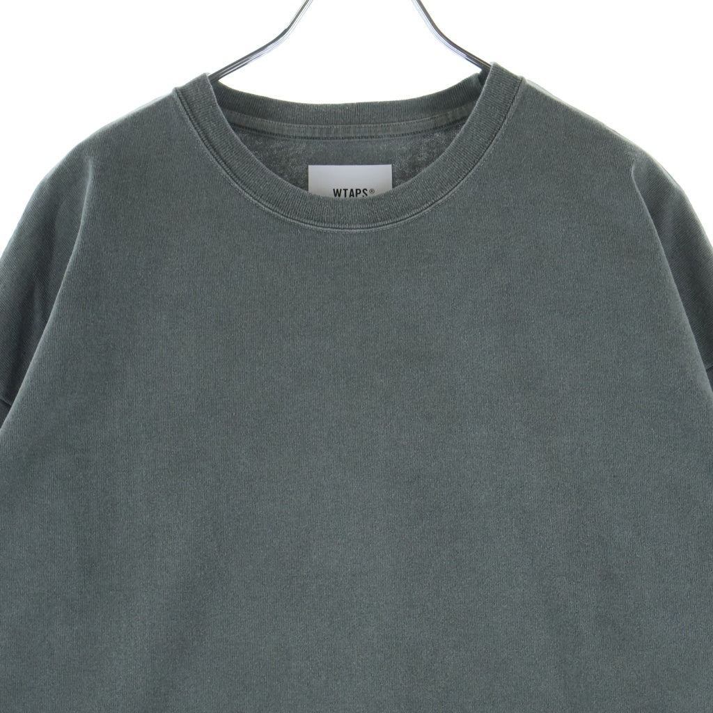 WTAPS(ダブルタップス) 25AW SIGN-OD LS COTTON サイン コットン クルーネック長袖Tシャツ カットソー カーキ 252ATDT-CSM09