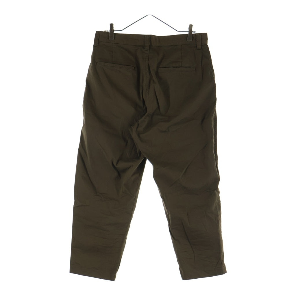 SOPHNET.(ソフネット) 25AW COTTON STRETCH TWILL TAPERED CROPPED PANTS コットン ストレッチ ツイル クロップド テーパードパンツ カーキ SPNT-252059