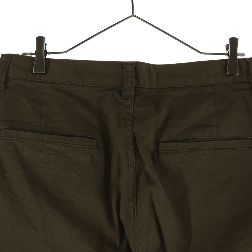SOPHNET.(ソフネット) 25AW COTTON STRETCH TWILL TAPERED CROPPED PANTS コットン ストレッチ ツイル クロップド テーパードパンツ カーキ SPNT-252059