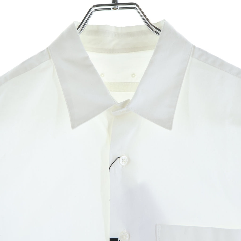 SOPHNET.(ソフネット) 25SS ×SIMON TAYLOR BROKEN BEAUTY S/S SHIRT サイモンテイラー ブロークン ビューティー 半袖シャツ ホワイト/ブラック SOPH-250067