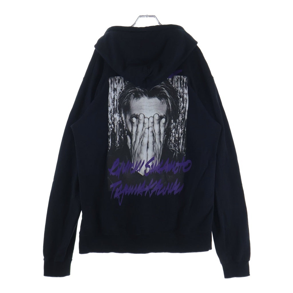 SOPHNET.(ソフネット) 25AW KAZUNALI TAJIMA SWEAT HOODIE カズナリ タジマ 両面プリント プルオーバースウェットパーカー フーディー ブラック SPNT-252106