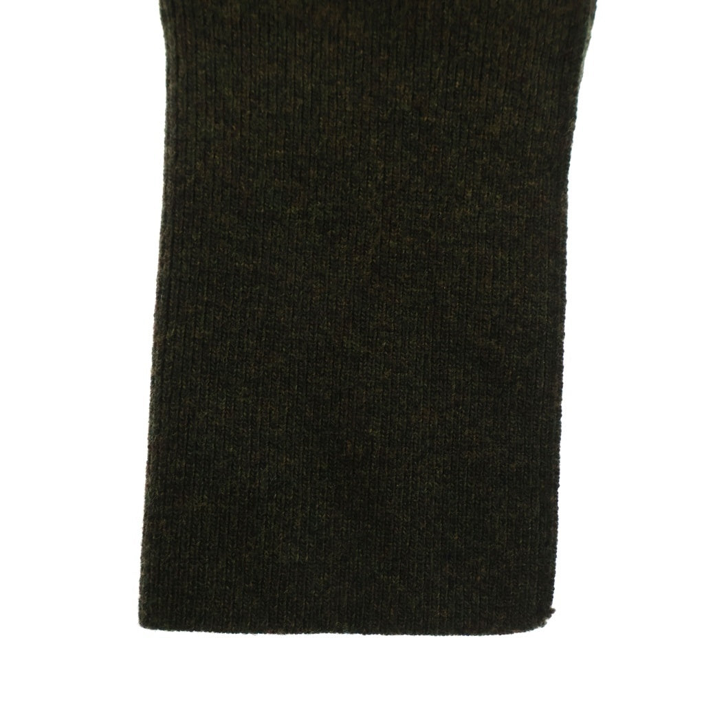 NO BRAND(ノーブランド) MARINA YEE マリナイー 25SAW KANE V-NECK WOOL JUMPER ケイン ウール Vネックジャンパー ニット グリーン