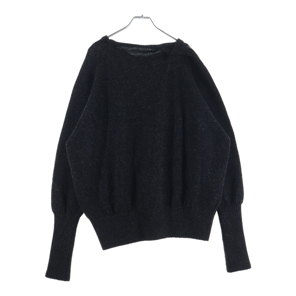 NO BRAND(ノーブランド) MARINA YEE マリナイー 23AW ウール FELIX フェリックス 変形ニット セーター グレー