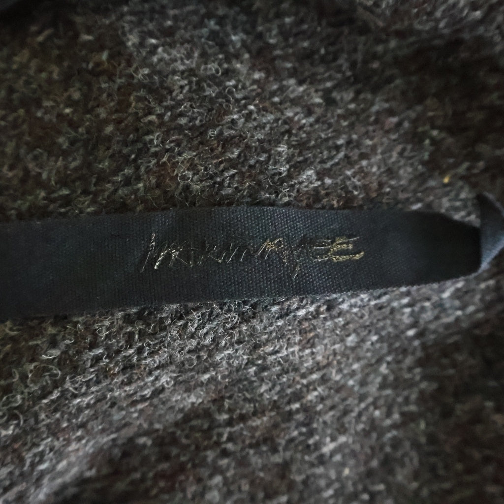 NO BRAND(ノーブランド) MARINA YEE マリナイー 23AW ウール FELIX フェリックス 変形ニット セーター グレー