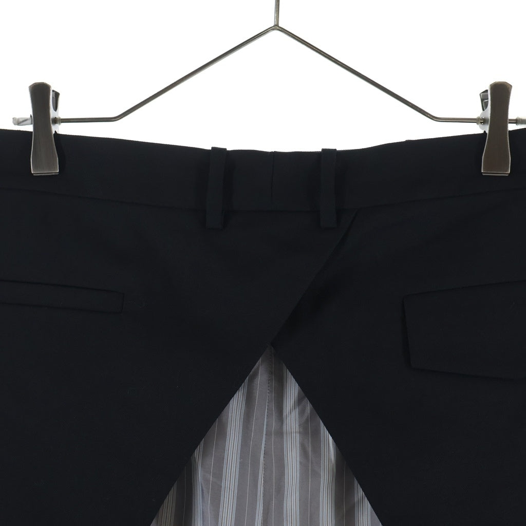 NAMACHEKO(ナマチェコ) 24SS TIDAN ティダン レイヤード ショートパンツ ブラック NS24-507-N2038