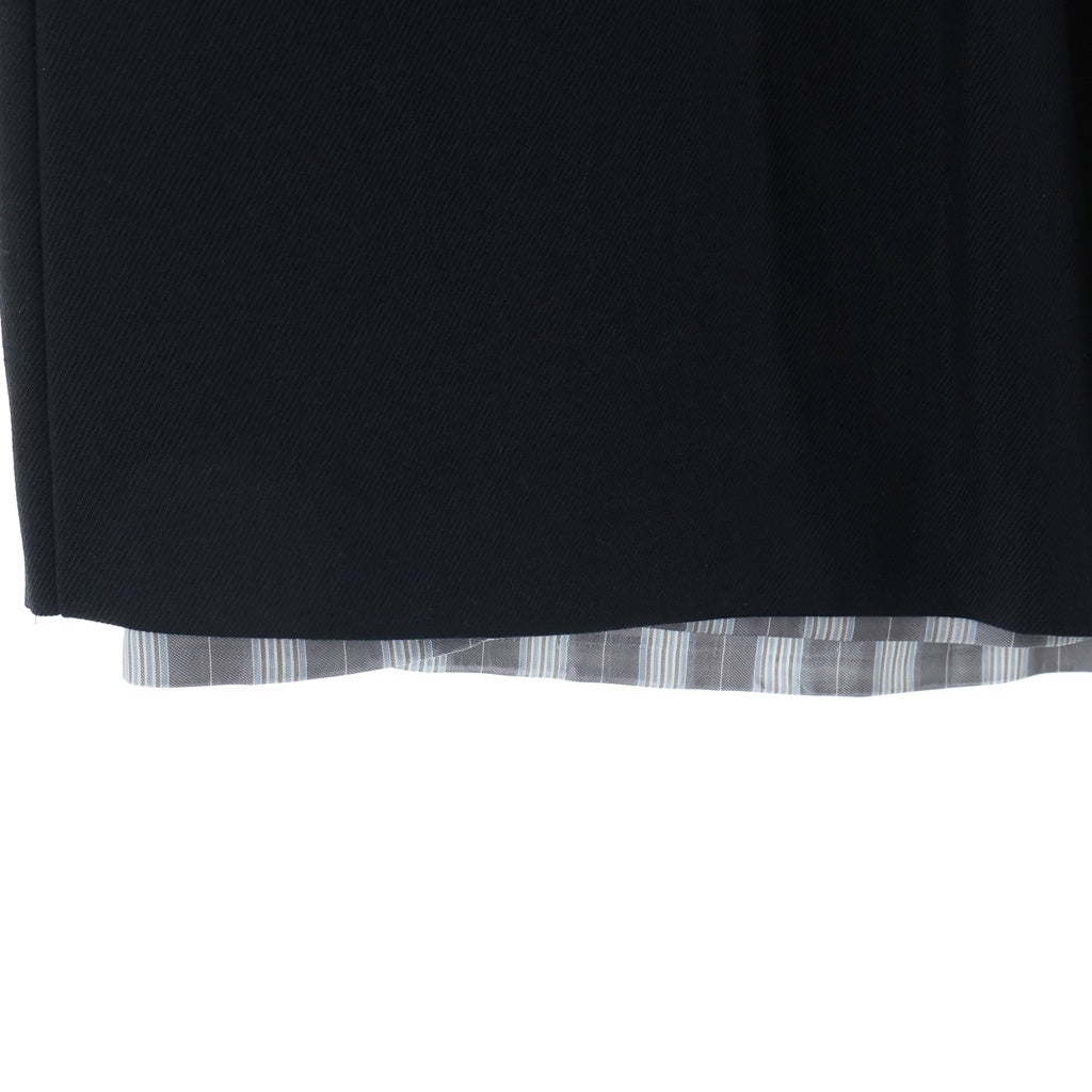 NAMACHEKO(ナマチェコ) 24SS TIDAN ティダン レイヤード ショートパンツ ブラック NS24-507-N2038
