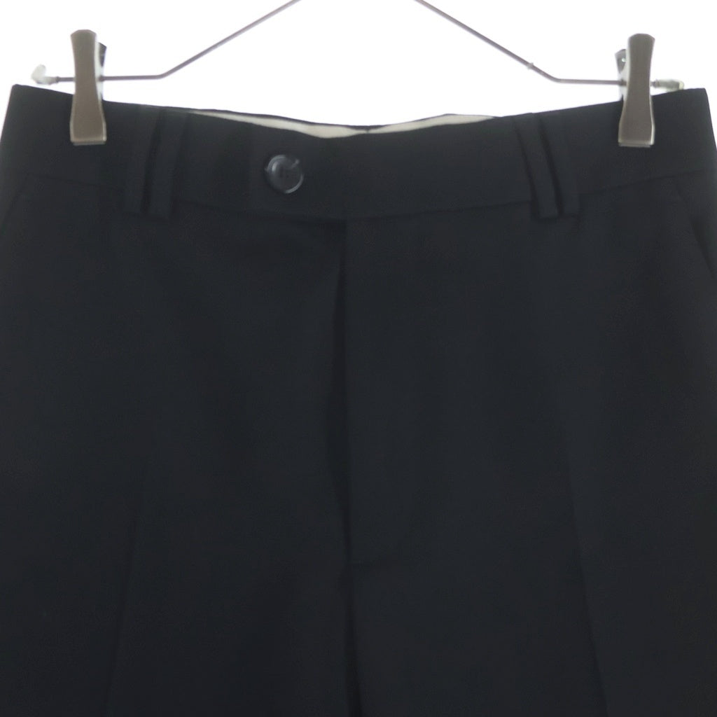 NAMACHEKO(ナマチェコ) 24AW CLINT TAILORED TROUSER クリント テーラードトラウザーズ スラックス ブラック NW24-502-N2002-9999
