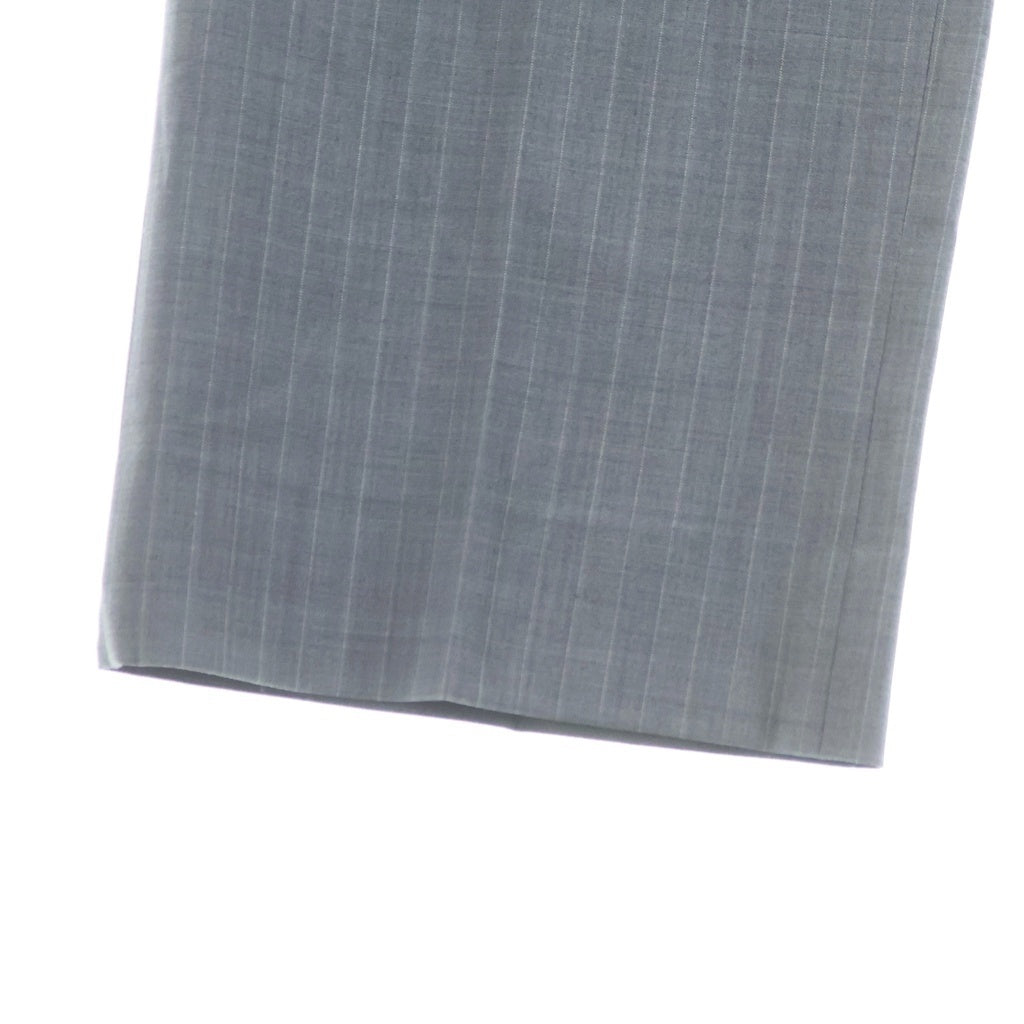 th products(ティーエイチ プロダクツ) QUINN Wide Tailored Pants クイーン ワイド ストライプ テーラードパンツ スラックス グレー 2601-P01-101