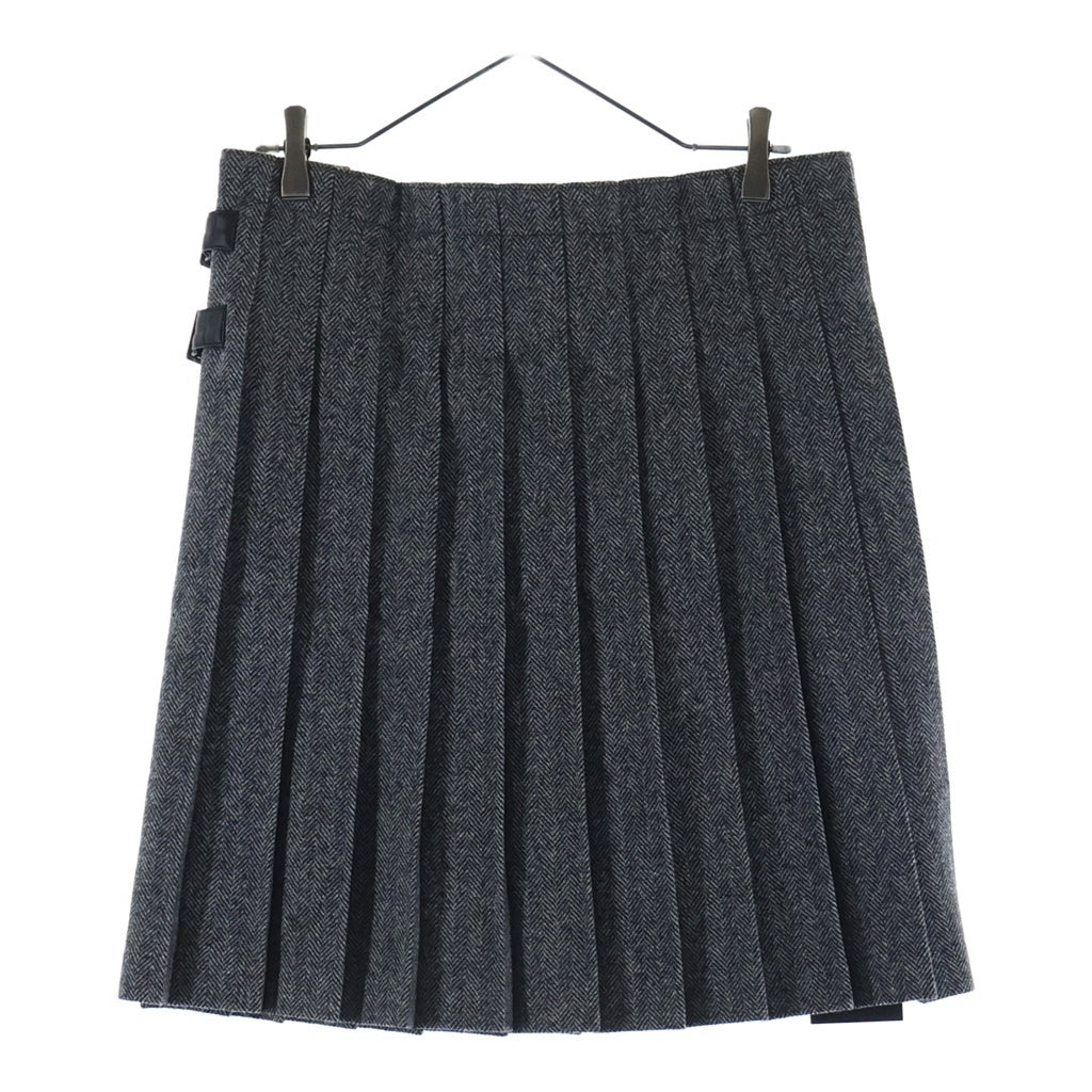 th products(ティーエイチ プロダクツ) Layer Wrap Skirt ウール レイヤー ラップスカート グレー 2302-ACC13-M201 レディース