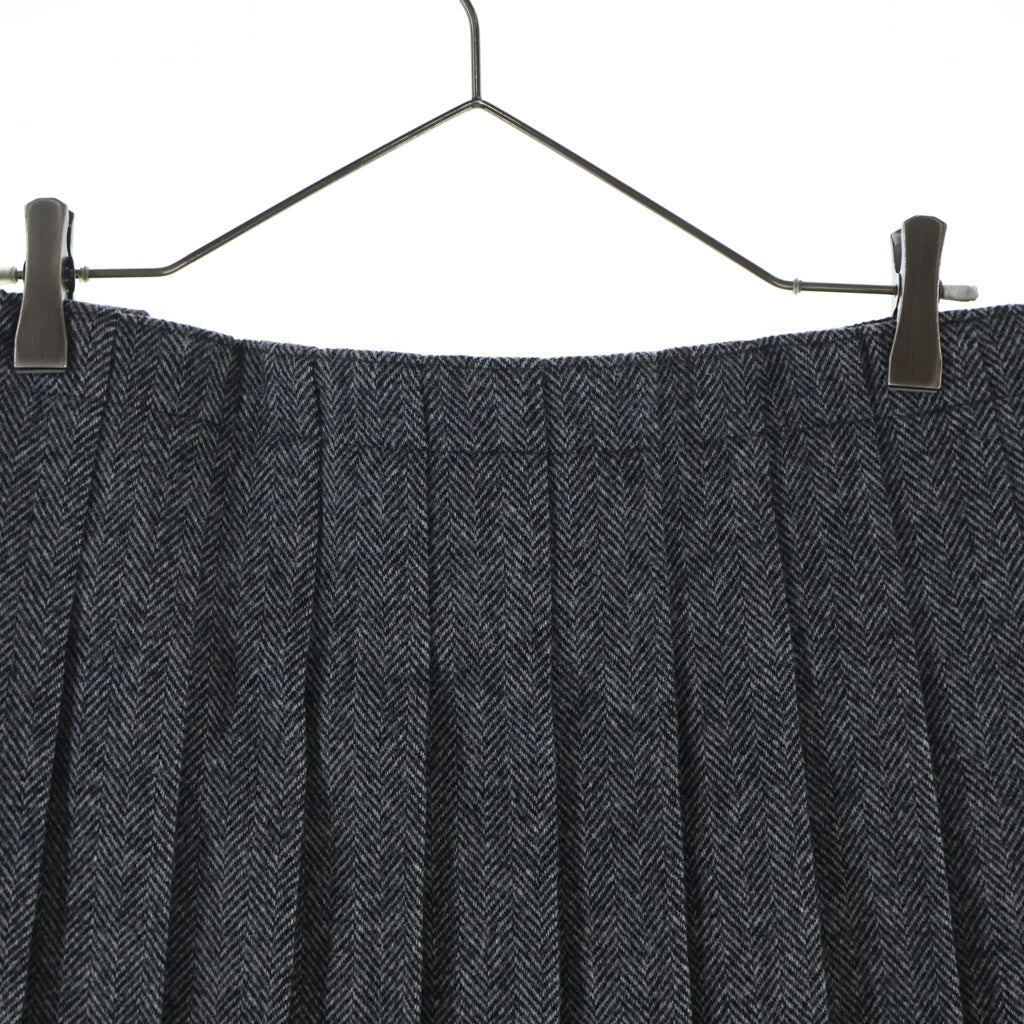 th products(ティーエイチ プロダクツ) Layer Wrap Skirt ウール レイヤー ラップスカート グレー 2302-ACC13-M201 レディース