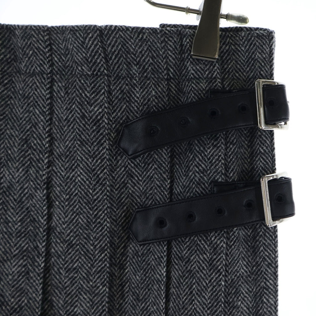th products(ティーエイチ プロダクツ) Layer Wrap Skirt ウール レイヤー ラップスカート グレー 2302-ACC13-M201 レディース