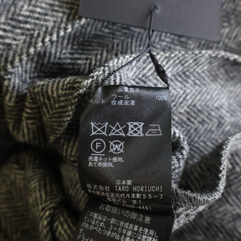 th products(ティーエイチ プロダクツ) Layer Wrap Skirt ウール レイヤー ラップスカート グレー 2302-ACC13-M201 レディース