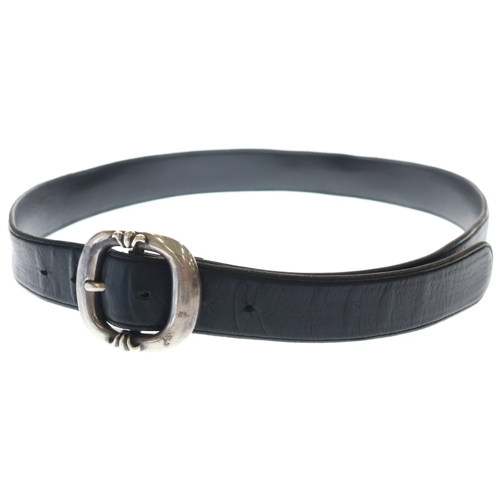 CHROME HEARTS(クロムハーツ) BLT GUNSLINGER1.5 ガンスリンガーバックル レザーベルト ブラック/シルバー