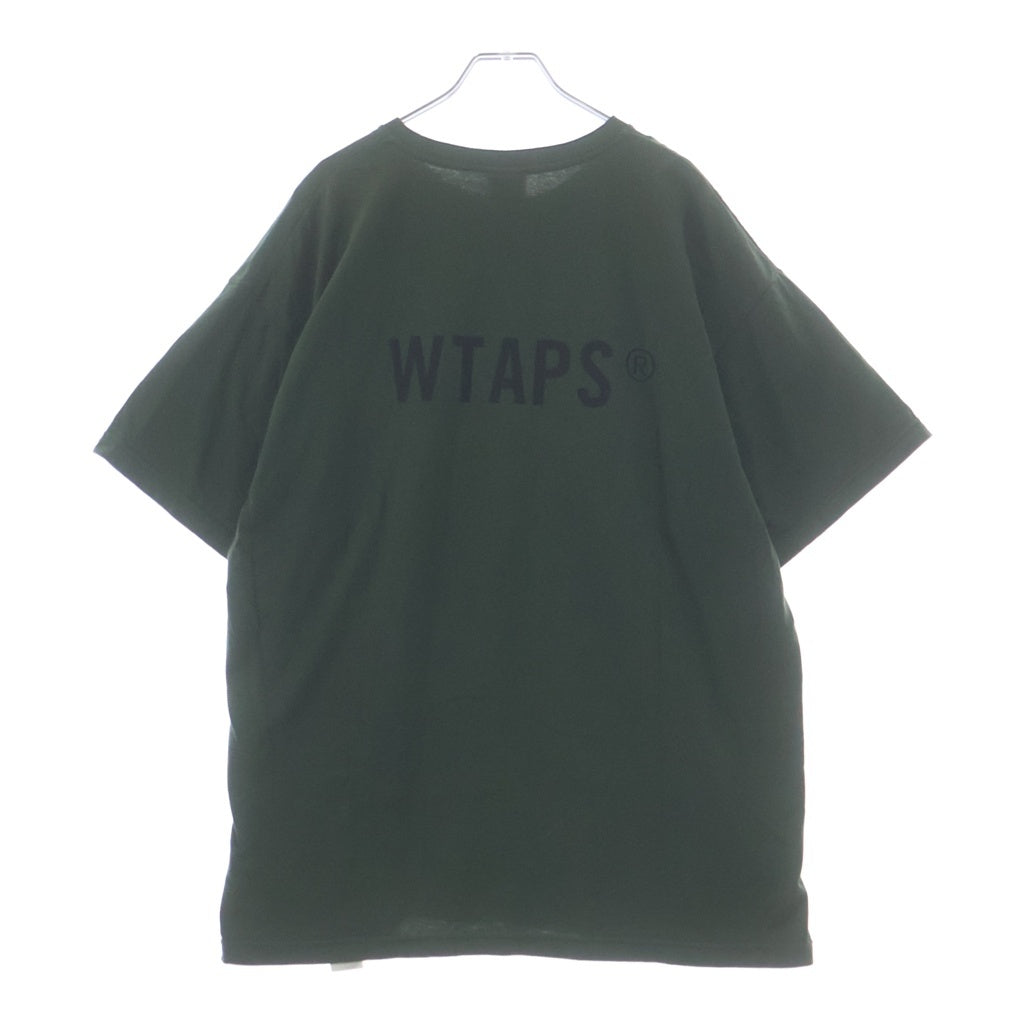 WTAPS(ダブルタップス) 25SS TSSC SS TEE コットン プリント クルーネック 半袖Tシャツ カットソー グリーン 251ATDT-STM04S
