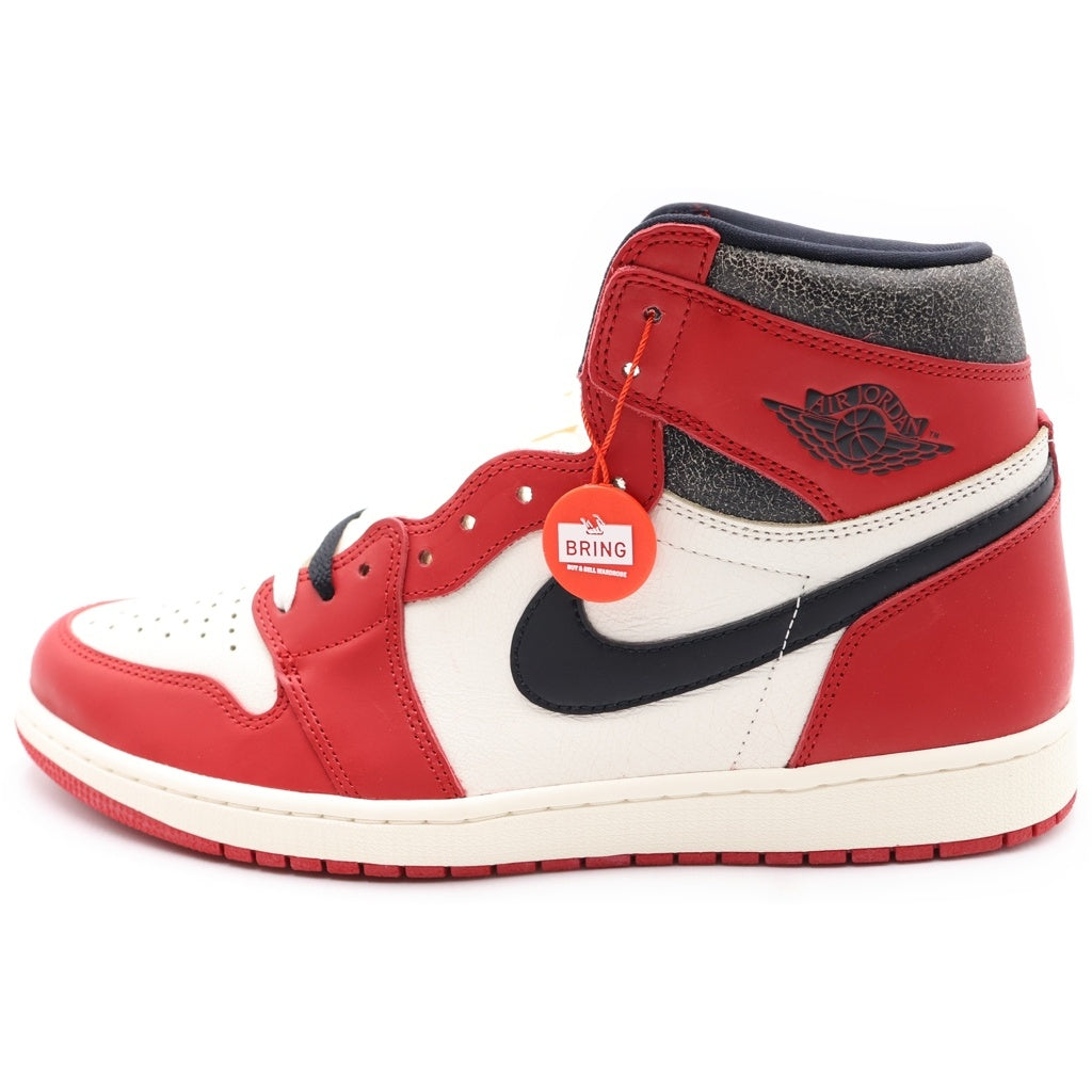 NIKE(ナイキ) AIR JORDAN 1 RETRO HIGH OG LOST & FOUND/CHICAGO エアジョーダン1 ハイ ロスト&ファウンド シカゴ レッド/ホワイト US12.5/30.5cm DZ5485-612