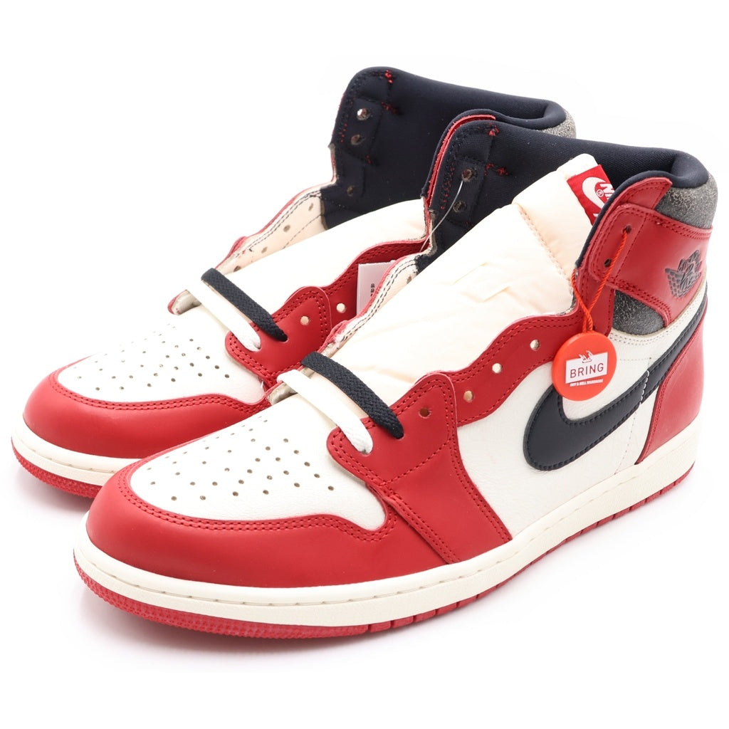 NIKE(ナイキ) AIR JORDAN 1 RETRO HIGH OG LOST & FOUND/CHICAGO エアジョーダン1 ハイ ロスト&ファウンド シカゴ レッド/ホワイト US12.5/30.5cm DZ5485-612