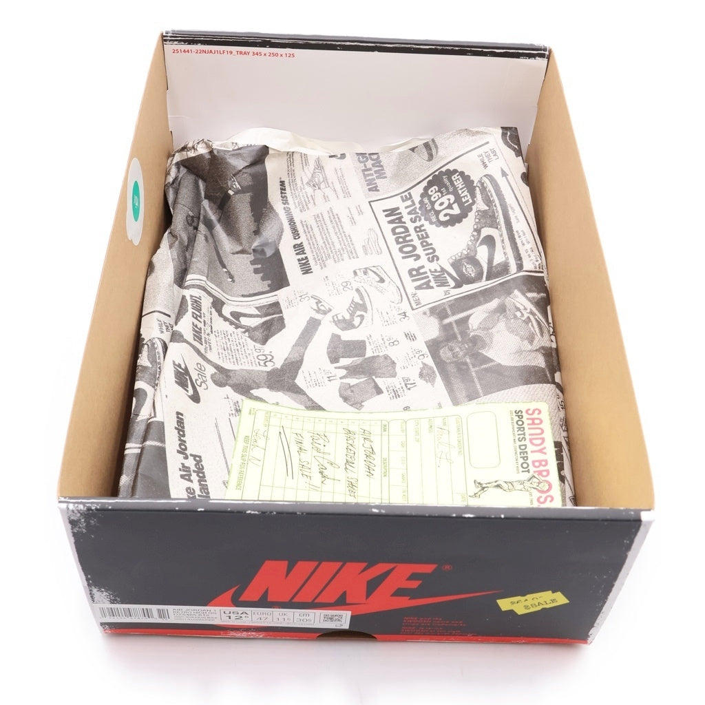 NIKE(ナイキ) AIR JORDAN 1 RETRO HIGH OG LOST & FOUND/CHICAGO エアジョーダン1 ハイ ロスト&ファウンド シカゴ レッド/ホワイト US12.5/30.5cm DZ5485-612