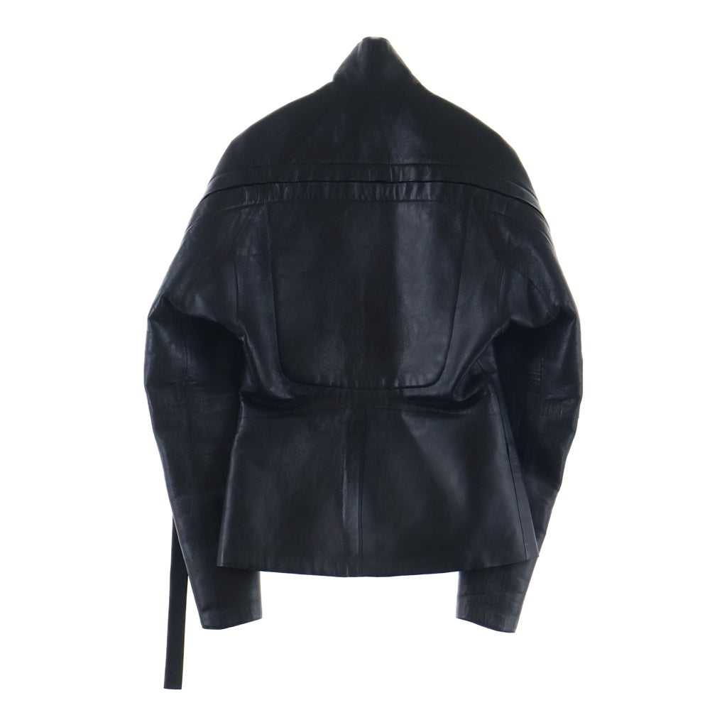 BALENCIAGA(バレンシアガ) 20AW SCUBA LEATHER JACKET スキューバレザージャケット ジップアップブルゾン ブラック 641275 TKS01