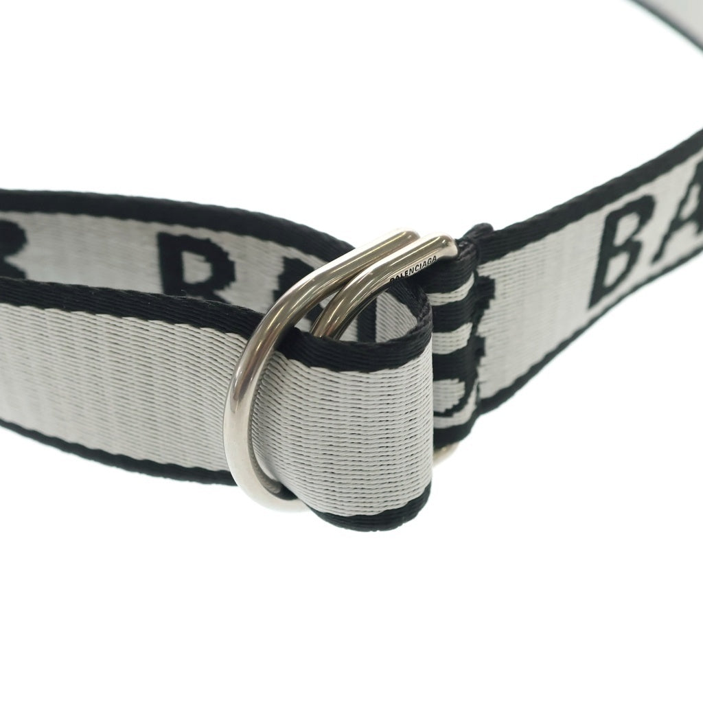 BALENCIAGA(バレンシアガ) LOGO D RING ロゴDリングベルト ブラック