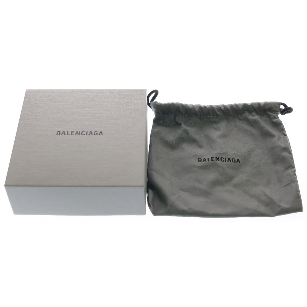 BALENCIAGA(バレンシアガ) LOGO D RING ロゴDリングベルト ブラック/ホワイト
