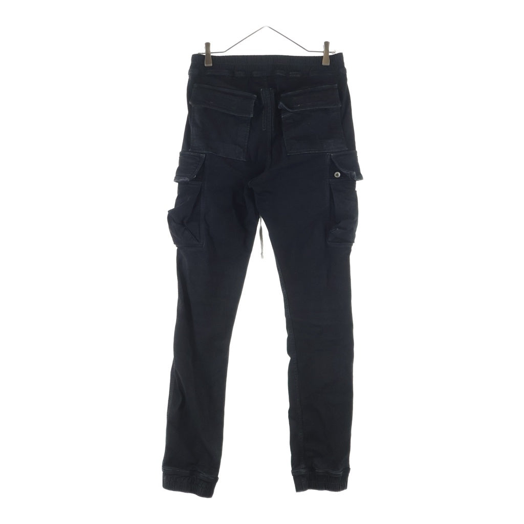 Rick Owens DRKSHDW(リックオウエンス ダークシャドウ) Mastodon Cargo Joggers マストドン カーゴ ジョガーパンツ ブラック DU01C6386-SBB