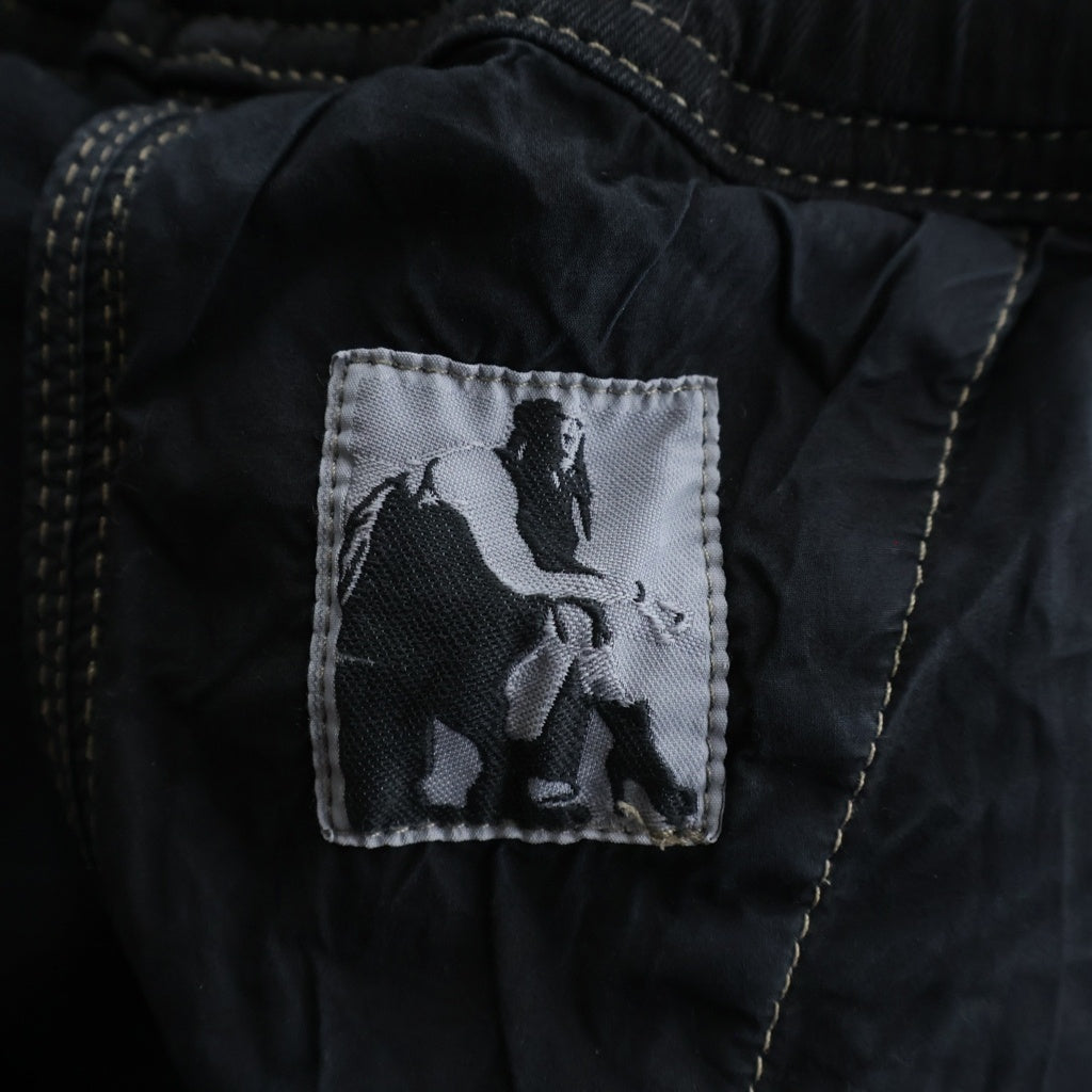Rick Owens DRKSHDW(リックオウエンス ダークシャドウ) Mastodon Cargo Joggers マストドン カーゴ ジョガーパンツ ブラック DU01C6386-SBB