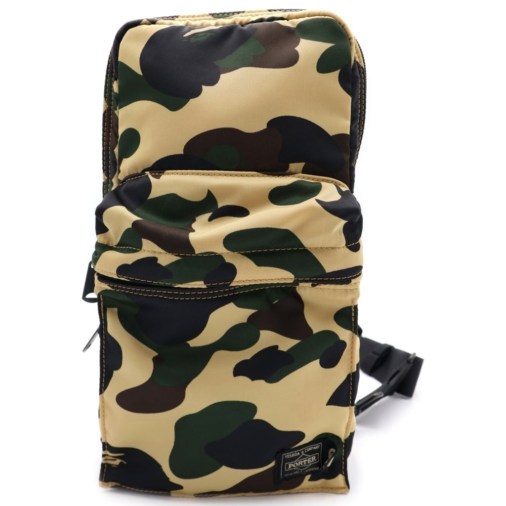 PORTER(ポーター) ×A BATHING APE 1ST CAMO ONE SHOULDER BAG ファーストカモワン ショルダーバッグ イエロー/グリーン 001GDD831904X