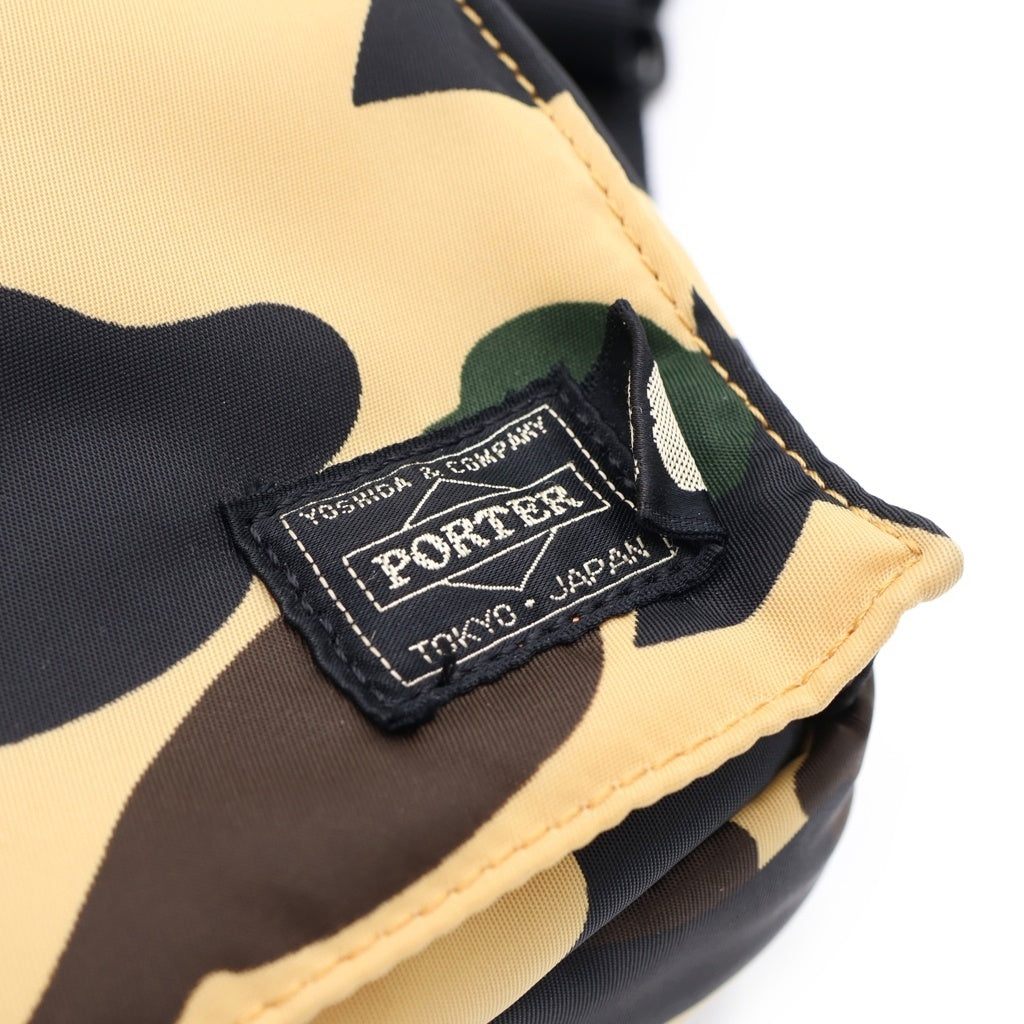 PORTER(ポーター) ×A BATHING APE 1ST CAMO ONE SHOULDER BAG ファーストカモワン ショルダーバッグ イエロー/グリーン 001GDD831904X