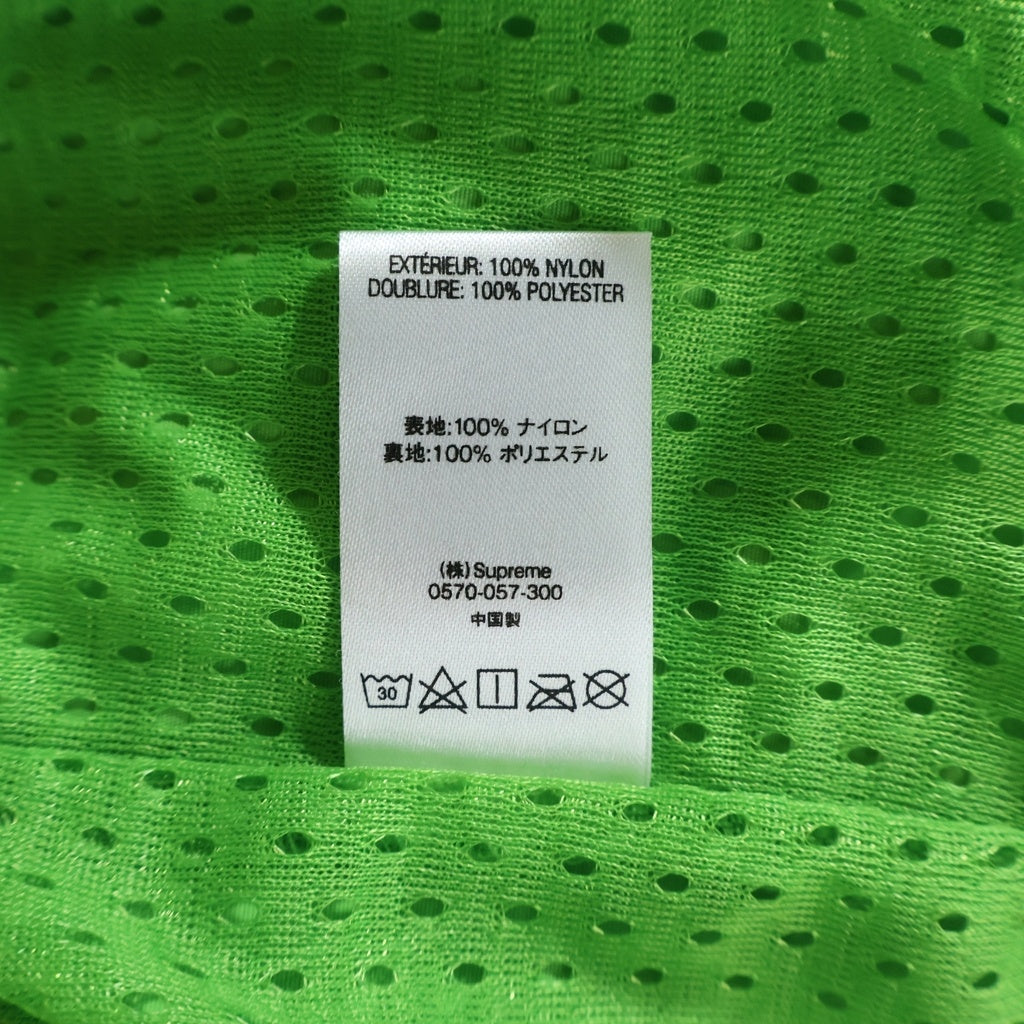 SUPREME(シュプリーム) 18SS Reflective Taping Hooded Pullover リフレクティブ テーピング フーデッドナイロンジャケット グリーン