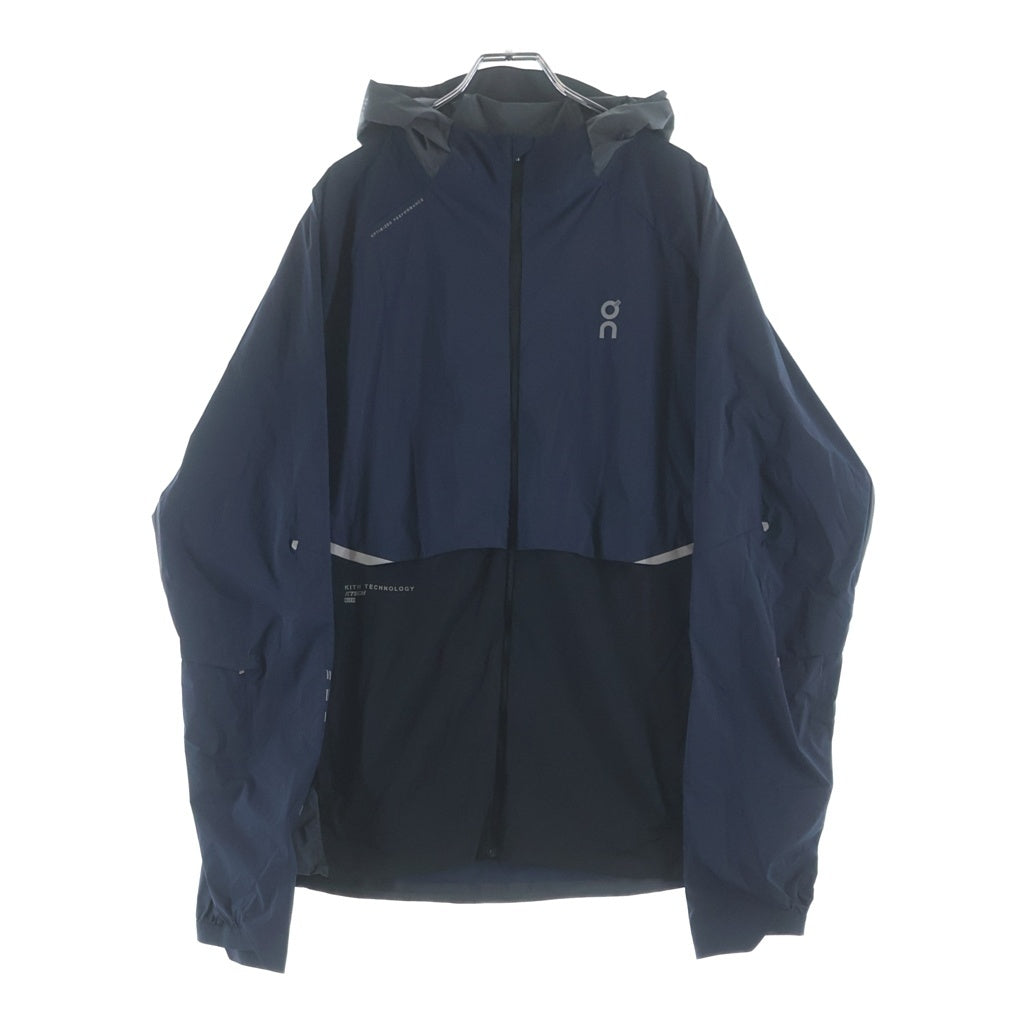 KITH(キス) 26SS ×ON CORE JACKET MIDNIGHT オン コア ミッドナイト ジップアップ フーデッド ナイロンジャケット ブルー 1MG11370688