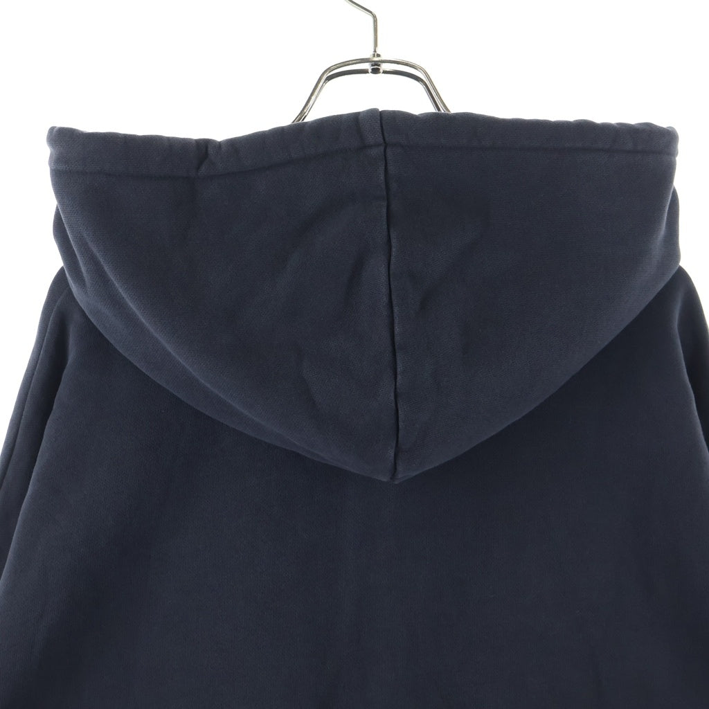 KITH(キス) ZIP HOODIE ロゴ刺繍 ダブルジップ スウェットジップアップパーカー フーディ ダークグレー 25-070-060-0011-4-0