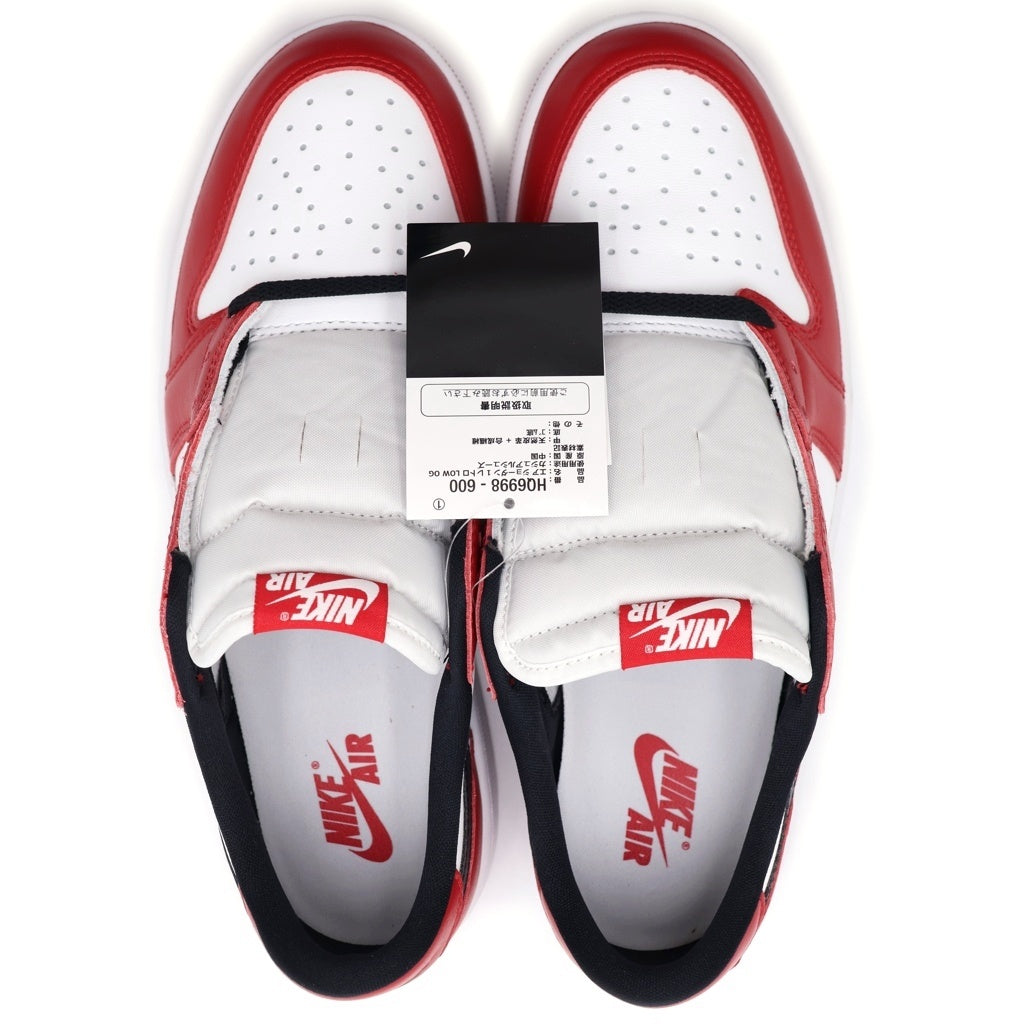 NIKE(ナイキ) AIR JORDAN 1 RETRO LOW OG CHICAGO エアジョーダン1 レトロ シカゴ ローカット スニーカー レッド/ブラック US10.5/28.5cm HQ6998-600