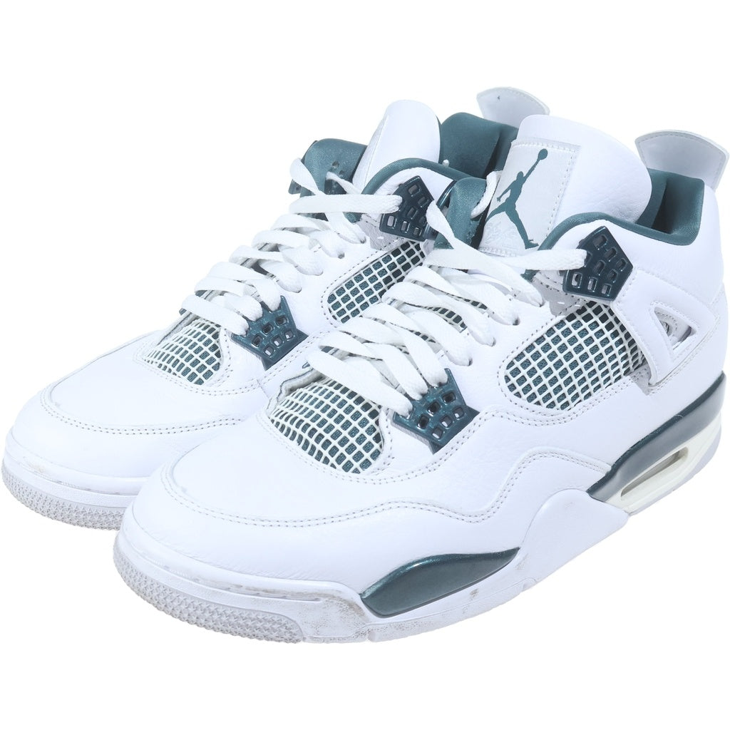 NIKE(ナイキ) AIR JORDAN 4 RETRO OXIDIZED GREEN エアジョーダン4 レトロ ローカット スニーカー ホワイト/グリーン US10.5/28.5cm FQ8138-103